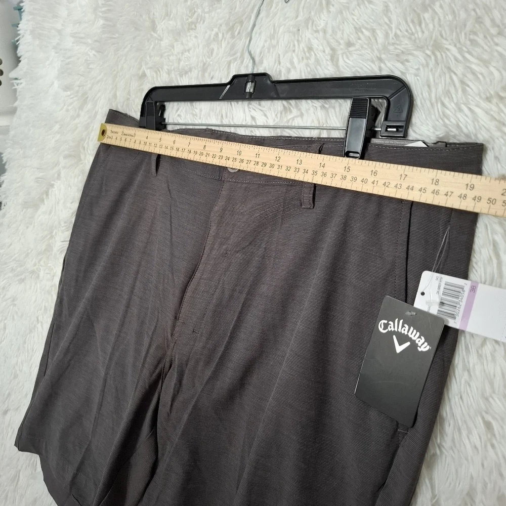 Callaway Men's Opti-Dri Golf Shorts Size 38W Gray New
